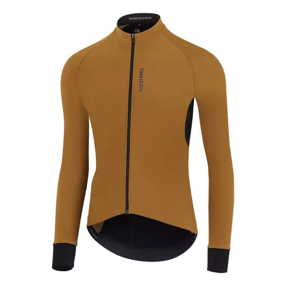 Équipement Maillot Finisseur Pro Thermal Marron Noir 4 Équipement Maillot Finisseur Pro Thermal Marron Noir – Image 2
