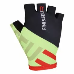 Gants Finisseur Logo Jaune Noir -Casques Cyclisme importe magasin fns c185ss2001 02 002