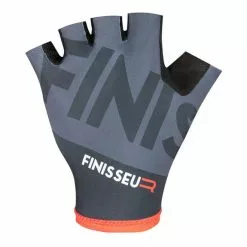 Gants Finisseur Logo Anthracite Noir -Casques Cyclisme importe magasin fns gnt02 006 1