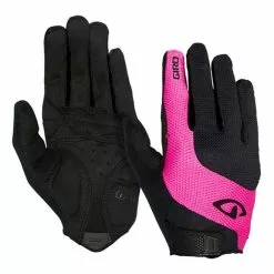 Gants Giro Tessa LF Longs Noir Rose Femme
