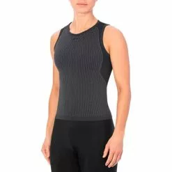 Maillot De Corps Giro Chrono Manche Courte Gris Foncé Femme