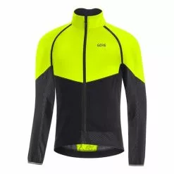 Équipement Gore Wear Phantom GORE-TEX INFINIUM™ Manches Amovibles C3 Thermo Jaune Fluo Noir -Casques Cyclisme importe magasin gow 1006450899 001 1
