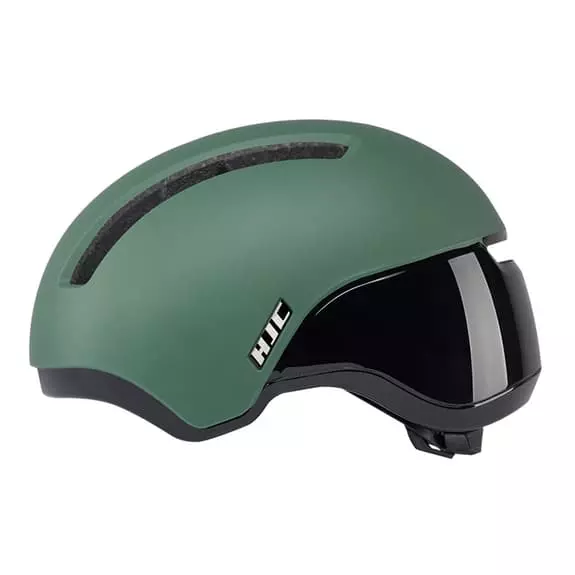 Casque HJC Calido Vert Olive Mat Noir Brillant 3 Casque HJC Calido Vert Olive Mat Noir Brillant