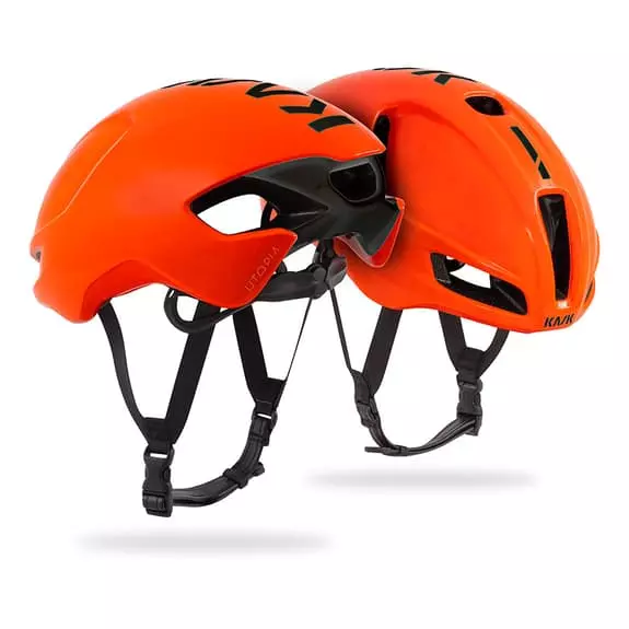 Casque Kask Utopia Orange Fluor Noir 4 Casque Kask Utopia Orange Fluor Noir – Image 2