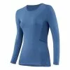 Loeffler Maillot De Corps Löffler Transtex Warm Hybrid Manche Longue Bleuté Femme