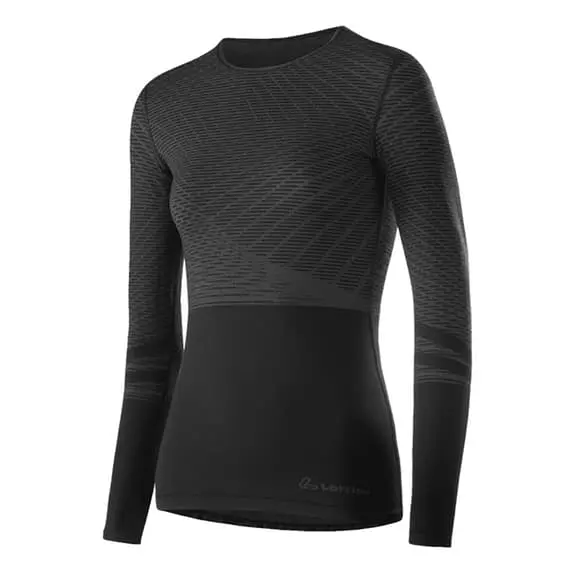 Loeffler Maillot De Corps Löffler Transtex Warm Hybrid Noir Clair Femme 3 Loeffler Maillot De Corps Löffler Transtex Warm Hybrid Noir Clair Femme
