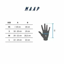 Gants MAAP Echo Pro Base Race Bleu Noir -Casques Cyclisme importe magasin maap guantes st v1