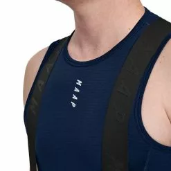 Maillot De Corps MAAP Thermal Sans Manches Bleu Marine -Casques Cyclisme importe magasin map mbl027 nvy 004