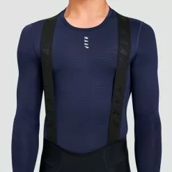 Maillot De Corps MAAP Thermal Manche Longue Bleu Marine -Casques Cyclisme importe magasin map mbl043 nvy 004