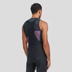 Maillot De Corps MAAP Evolve Team Sans Manches Noir Lilas -Casques Cyclisme importe magasin map mbl044 blk 003