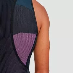 Maillot De Corps MAAP Evolve Team Sans Manches Noir Lilas -Casques Cyclisme importe magasin map mbl044 blk 006