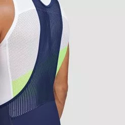 Maillot De Corps MAAP Evolve Team Sans Manches Blanc Vert Clair -Casques Cyclisme importe magasin map mbl045 wht 006