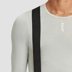 Maillot De Corps MAAP Thermal Manche Longue Gris Clair -Casques Cyclisme importe magasin map mbl051 fog 005