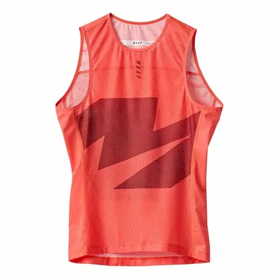 Maillot De Corps MAAP Evolve Team Sans Manches Rouge Lave 3 Maillot De Corps MAAP Evolve Team Sans Manches Rouge Lave