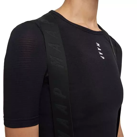 Maillot De Corps MAAP Thermal Manche Courte Noir Femme 6 Maillot De Corps MAAP Thermal Manche Courte Noir Femme – Image 4