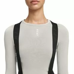 Maillot De Corps MAAP Thermal Manche Longue Gris Clair Femme -Casques Cyclisme importe magasin map wbl014 fog 004
