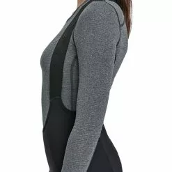 Maillot De Corps MAAP Deep Winter Manche Longue Gris Femme -Casques Cyclisme importe magasin map wbl015 cha 005