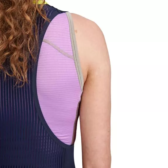 Maillot De Corps MAAP Thermal Sans Manches Jaune Clair Multicolore Femme 8 Maillot De Corps MAAP Thermal Sans Manches Jaune Clair Multicolore Femme – Image 6