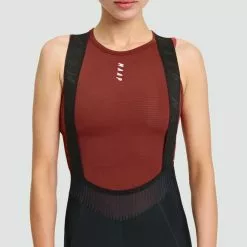 Maillot De Corps MAAP Thermal Sans Manches Rouge Henné Femme -Casques Cyclisme importe magasin map wbl038 hna 004