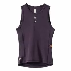 Maillot De Corps MAAP Thermal Sans Manches Lilas Bleuté Femme