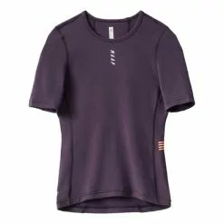 Maillot De Corps MAAP Thermal Manche Courte Lilas Bleuté Femme