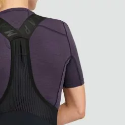Maillot De Corps MAAP Thermal Manche Courte Lilas Bleuté Femme -Casques Cyclisme importe magasin map wbl041 nshde 005