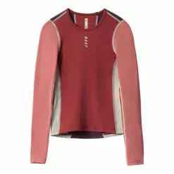 Maillot De Corps MAAP Thermal Manche Longue Grenat Rose Perlé Femme