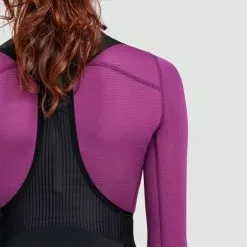 Maillot De Corps MAAP Thermal Manche Longue Violet Intense Femme -Casques Cyclisme importe magasin map wbl050 vio 005