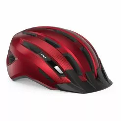 Casque MET Downtown Rouge Clair