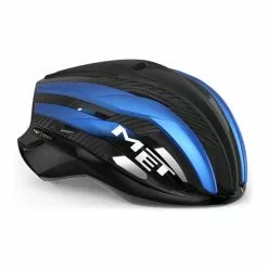 Casque MET Trenta 3K Carbon MIPS Noir Bleu Métallique