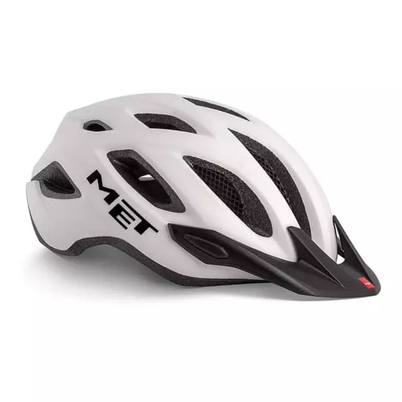 Casque MET Crossover Blanc Mat 3 Casque MET Crossover Blanc Mat