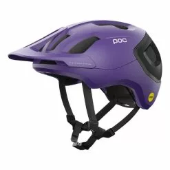 Casque POC Axion Race MIPS Lilas Saphir Noir Mat