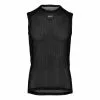 Maillot De Corps POC Essential Layer Sans Manches Noir Uranium -Casques Cyclisme importe magasin pc 58221 1002 001