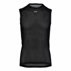 Maillot De Corps POC Essential Layer Sans Manches Noir Uranium