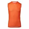 Maillot De Corps POC Essential Layer Sans Manches Orange -Casques Cyclisme importe magasin pc 58221.1205