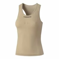 Maillot De Corps Shimano Series Sans Manches Marron Clair Femme