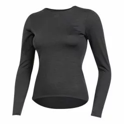Maillot De Corps Pearl Izumi Laine Merino Manche Longue Noir Femme