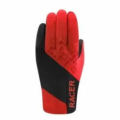 Gants Longs Racer Light Speed 4 Rouge Noir