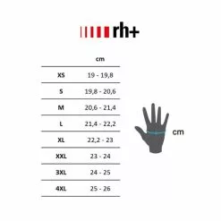 Gants Rh+ New Logo Noir 7 Gants Rh+ New Logo Noir -Casques Cyclisme importe magasin rh guantes st v3 3
