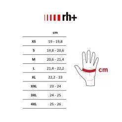 Gants Rh+ New Fashion Rouge Rose -Casques Cyclisme importe magasin rh u com gloves st v3 1