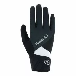 Gants Longs Roeckl Runaz Windproof GORE TEX INFINIUM Noir Gris