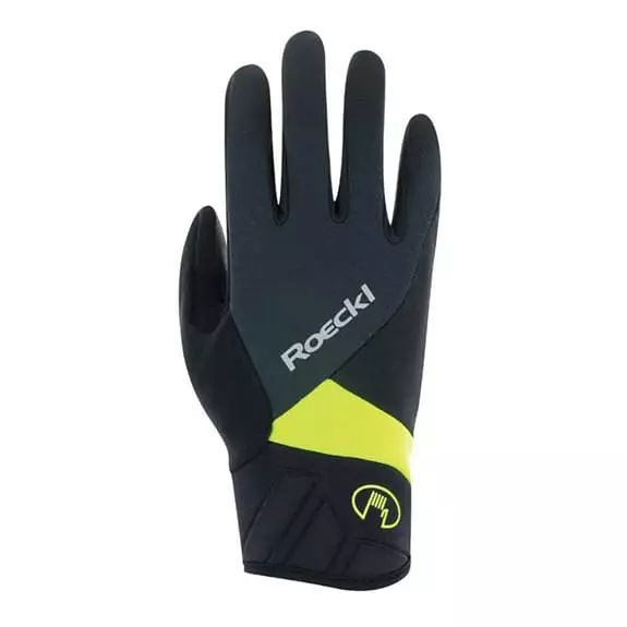 Gants Longs Roeckl Runaz Windproof GORE TEX INFINIUM Noir Gris Jaune 3 Gants Longs Roeckl Runaz Windproof GORE TEX INFINIUM Noir Gris Jaune