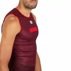 Maillot De Corps Sportful Pro Sans Manches Rouge Foncé -Casques Cyclisme importe magasin sf 1120075 605 004