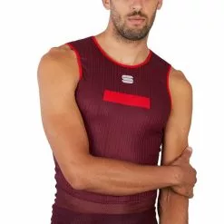 Maillot De Corps Sportful Pro Sans Manches Rouge Foncé -Casques Cyclisme importe magasin sf 1120075 605 005