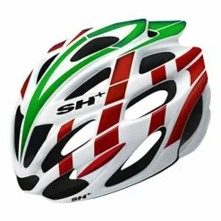 Casque SH+ Shabli X Plod Rouge Blanc Vert