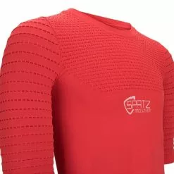 Maillot De Corps Spatz Wear Race Layer Manche Courte Rouge Clair -Casques Cyclisme importe magasin spz ralr ss r 006