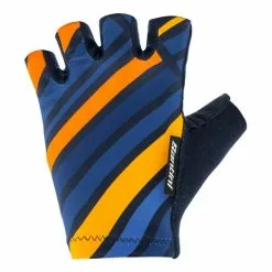 Gants Santini Raggio Bleu Marine Orange