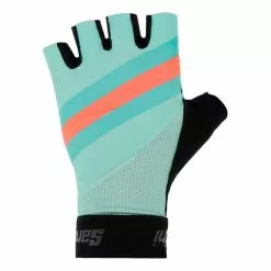 Gants Santini Bengal Bleu Céleste Rouge Saumon Noir