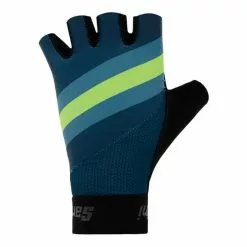 Gants Santini Bengal Bleu Vert Noir Vert Fluo