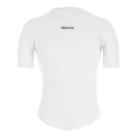 Maillot De Corps Santini Delta Manche Courte Blanc 3 Maillot De Corps Santini Delta Manche Courte Blanc